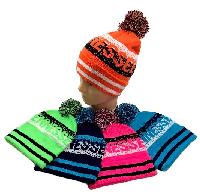 PomPom Knit Hat [TENNESSEE] Pixelated