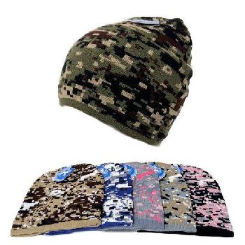 Knitted Beanie [Digital Camo]