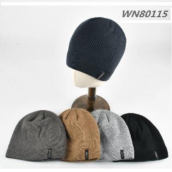Plush-Lined Knit Beanie [Solid Colors]