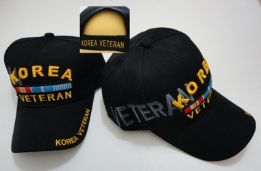 Korea Veteran Hat [Shadow] - Black Only