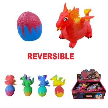 Reversible Rubber Dragon Toy