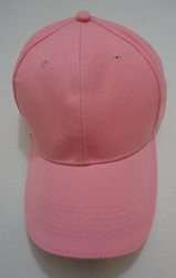 Solid Pink Ball Cap - Solid Color Only