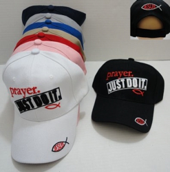 Prayer--JUST DO IT--Hat - <b>Assorted colors</b> [Colors upon availability]
