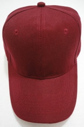 Solid Maroon Ball Cap - Solid Color Only