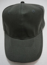 Solid Dark Gray Ball Cap - Solid Color Only