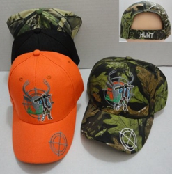 Hunter with Gun Hat [Deer in Crosshairs] - <b>Assorted colors</b> [Colors upon availability]