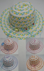 Girl's Summer Hat with Bow [MultiColor]