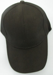 Solid Black Ball Cap - Black Only