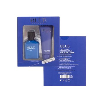 2pc Set Men's Eau De Parfum [Blue Intense] 1.7oz Bottle/2.8oz Body Wash