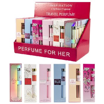 1.18oz Ladies Assorted Travel Eau de Parfum Spray [Display] 48pcs