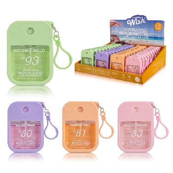 1.2oz Mix Bundle Wish Fragrance Mist with Silicone Holder (Asst Scents)