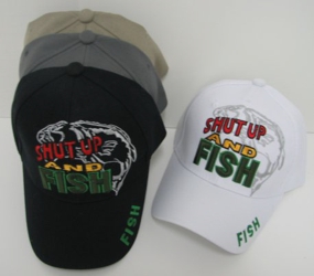 Shut Up and Fish Hat - <b>Assorted colors</b> [Colors upon availability]