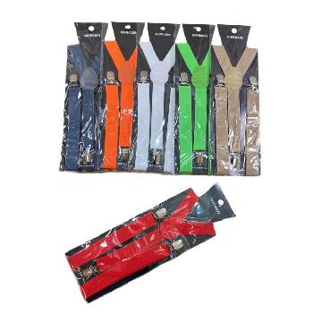 Adjustable Suspenders [End Clip/Y-Type]