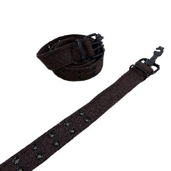 Belt--Canvas Belt with Holes (All Sizes) *Coffee