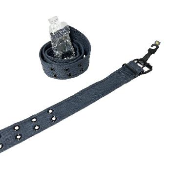 Belt--Canvas Belt with Holes (All Sizes) *Gray