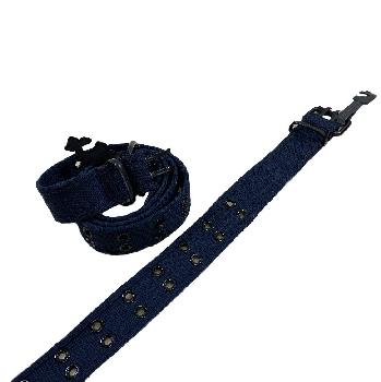 Belt--Canvas Belt with Holes (All Sizes) *Navy