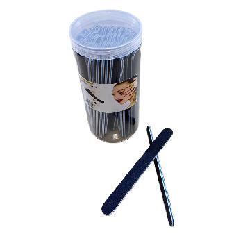 60pc 7" Nail Files in Tub [Black Only]