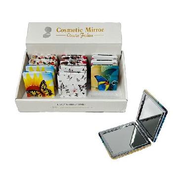 3.25"x2.5" Folding Compact Mirror [Butterflies]