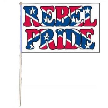 12"x18" Stick Flag [Rebel Pride]