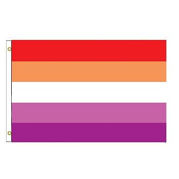 3'x5' Lesbian Pride Flag [Sunset]