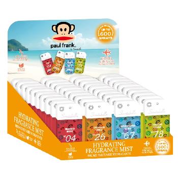 1.5oz Paul Frank 4pcs Mix Bundle Fragrance Mist (Madrid Muse/Valencia Vibes/Barcelona Bliss/Toledo Tango)