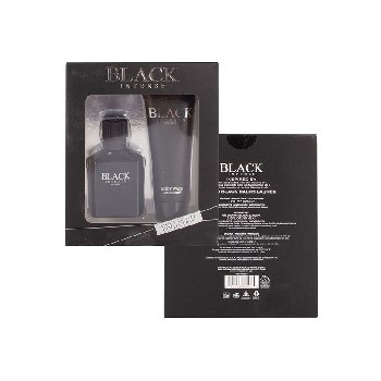 2pc Travel Set Men's Eau De Toilette [Black Intense] 1.7oz Bottle/2.8oz Body Wash