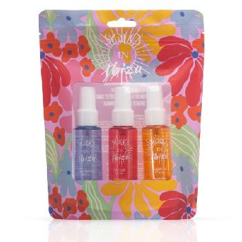 3pc Ladies Solo En Ibiza Body Mist Bag Set