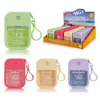 1.2oz Mix Bundle Wish Fragrance Mist with Silicone Holder (Asst Scents)