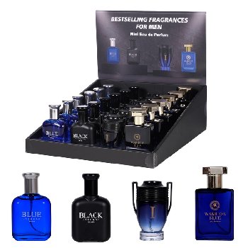 Men's Mini Fragrance Set [Bestselling] 24pc Display