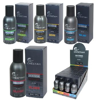 3.4oz Men's Eau de Parfum [Cheetah] 4 Scents