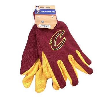 Licensed Team Utility Gloves with Gripper Palm [Cleveland Cavs]