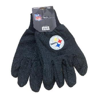 Licensed Team Utility Gloves with Gripper Palm [Steelers]
