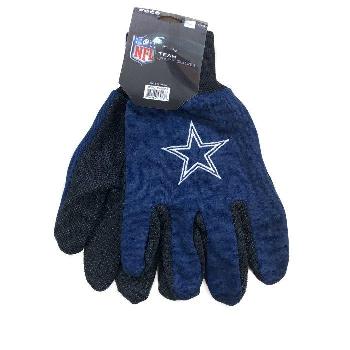 Licensed Team Utility Gloves with Gripper Palm [Cowboys]  