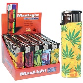50pc Electronic Lighter Display [Marijuana]