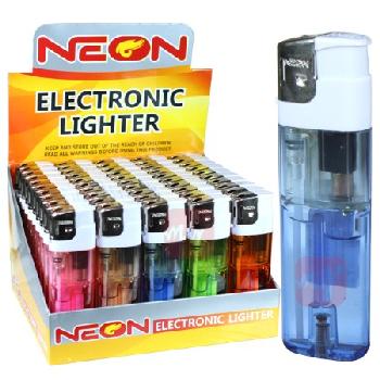 50pc Electronic Lighter Display [Clear]