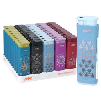 50pc Windproof Torch Lighter Display [Jane]