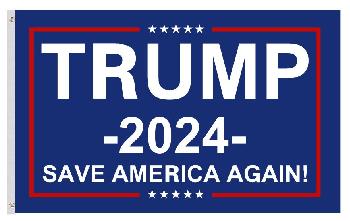 3'x5' Flag Trump 2024 SAVE AMERICA AGAIN!