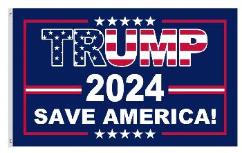 3'X5' Flag Trump 2024 SAVE AMERICA!