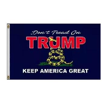 3'X5' Trump Flag Don't Tread on TRUMP