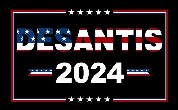 DESANTIS 3'X5' Flag 2024 [Flag Letters]