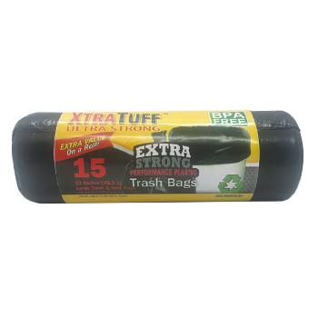 15ct 13GAL Trash Bag Roll