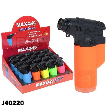 3'' Maxlight Torch Lighter Neon Color with Display