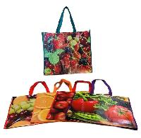 Large Printed Shopping Bag with Handles 18"x15.5"x7"