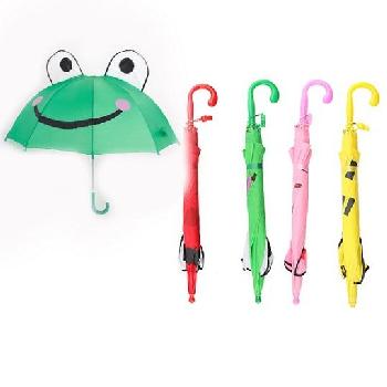29" Kids Automatic Umbrella with Ears/Eyes