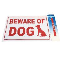 11.8"x7.9" Sign [BEWARE OF DOG]