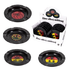 4" Zinc Alloy Ashtray [Assorted Styles]