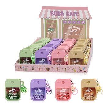 1.2oz Mix Bundle Hand Sanitizer Spray with Silicone Holder (Boba Scented)