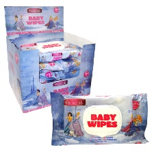 40ct Unscented Baby Wipes [Princess]