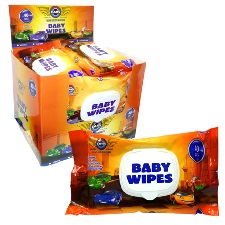 40ct Unscented Baby Wipes [Cars]