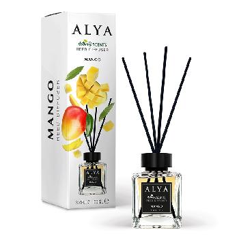 3.4oz Alya Nature's Scents Reed Diffuser [Mango]